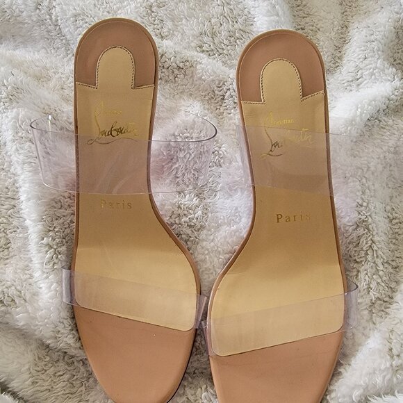 Christian Louboutin Shoes - Christian Louboutin Just Nothing Nude Heels